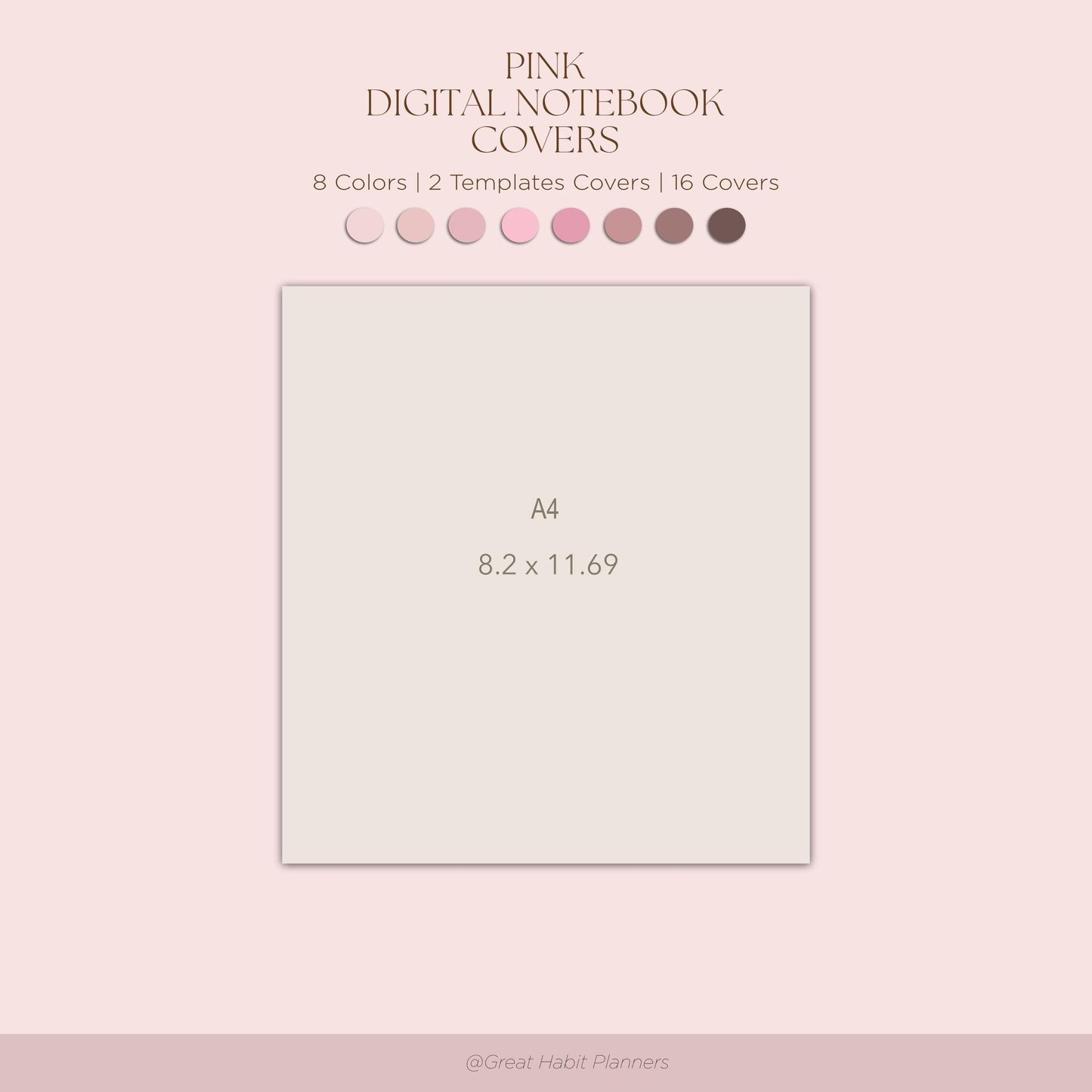 Digital Notebook Covers | Pink Colors | "That's So Hot" | GoodNotes Covers, Samsung Notes Covers, Notability Covers, Digital Planner Covers